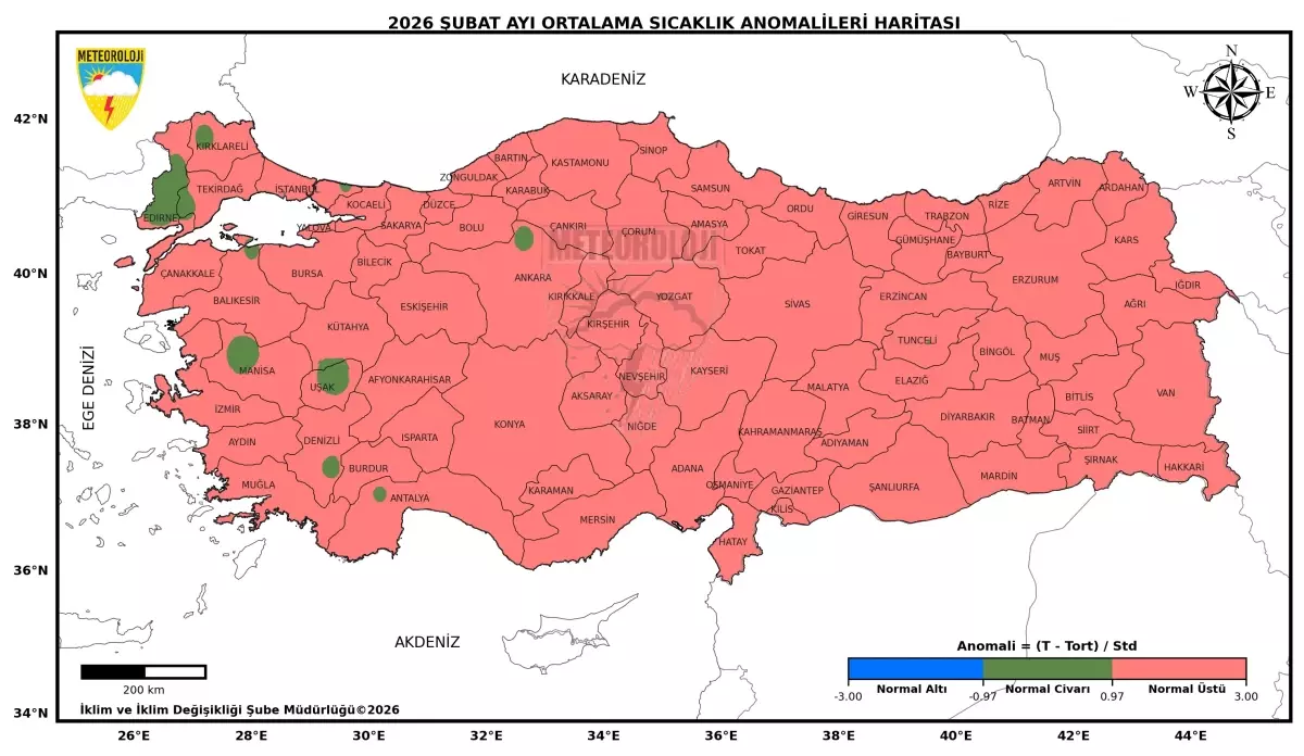 Şubat 2026 Türkiye'nin En Sıcak Ayı Oldu: 56 Yıllık Rekor Kırıldı