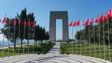 Çanakkale 18 Mart törenlerinden bir an