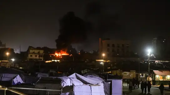 İsrail hava saldırısı sonrası yıkım