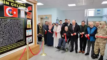 Şehit Bilgin Çelenk anısına çelenkler