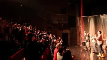 Maskeliler oyunu sahne arkası