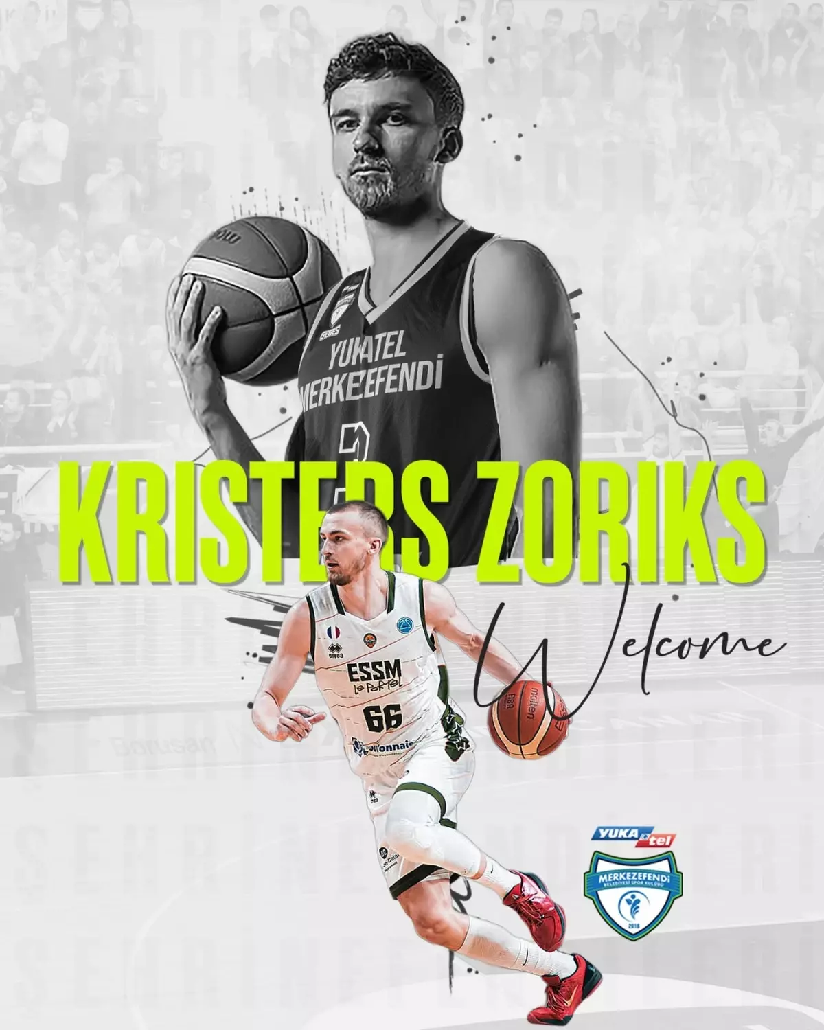 Merkezefendi Belediyesi, Letonyalı Guard Krister Zoriks'i Kadrosuna Katıyor