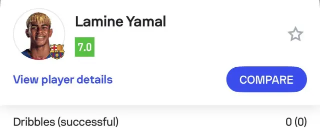 Yamal'ın sahadaki hareketi