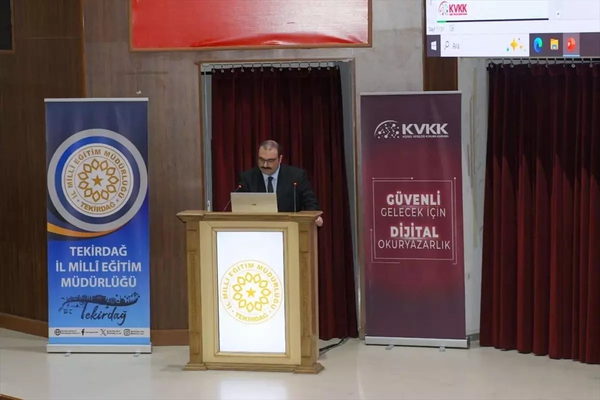 Tekirdağ’da Öğretmenlere Dijital Okuryazarlık ve Veri Güvenliği Semineri
