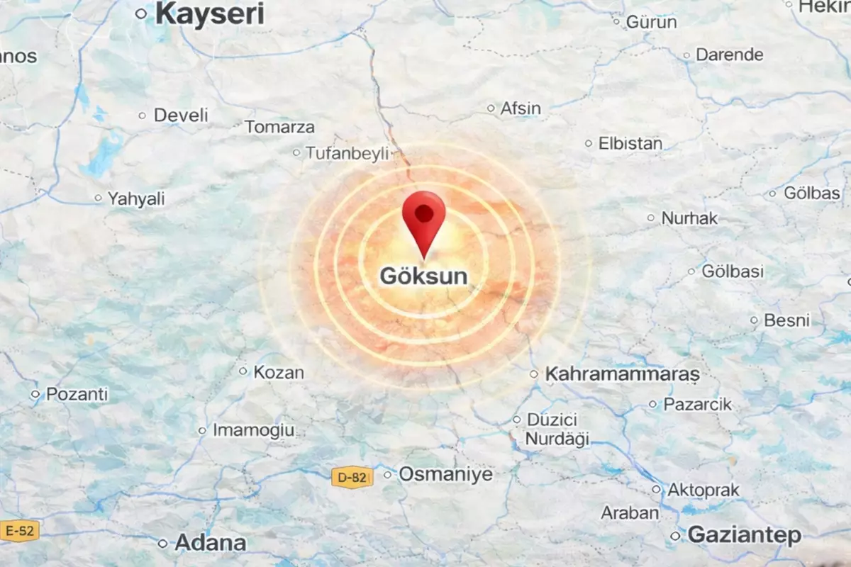 Göksun’da 4.0 Şiddetindeki Sarsıntı Vatandaşları Kısa Süreli Panik Yaşattı