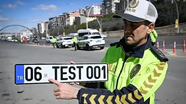 Standart plaka örneği