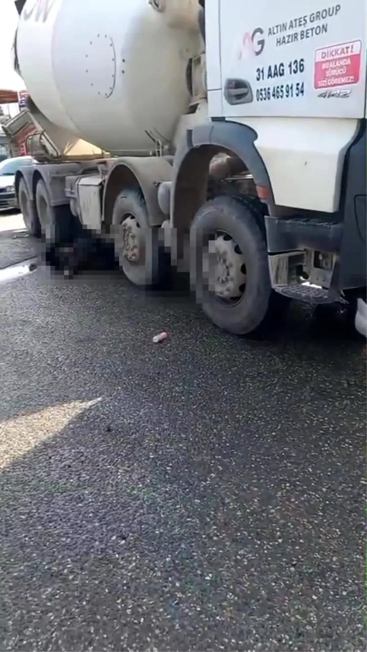 Kahramanmaraş'ta Beton Mikserine Çarpan Motosikletçi Hayatını Kaybetti