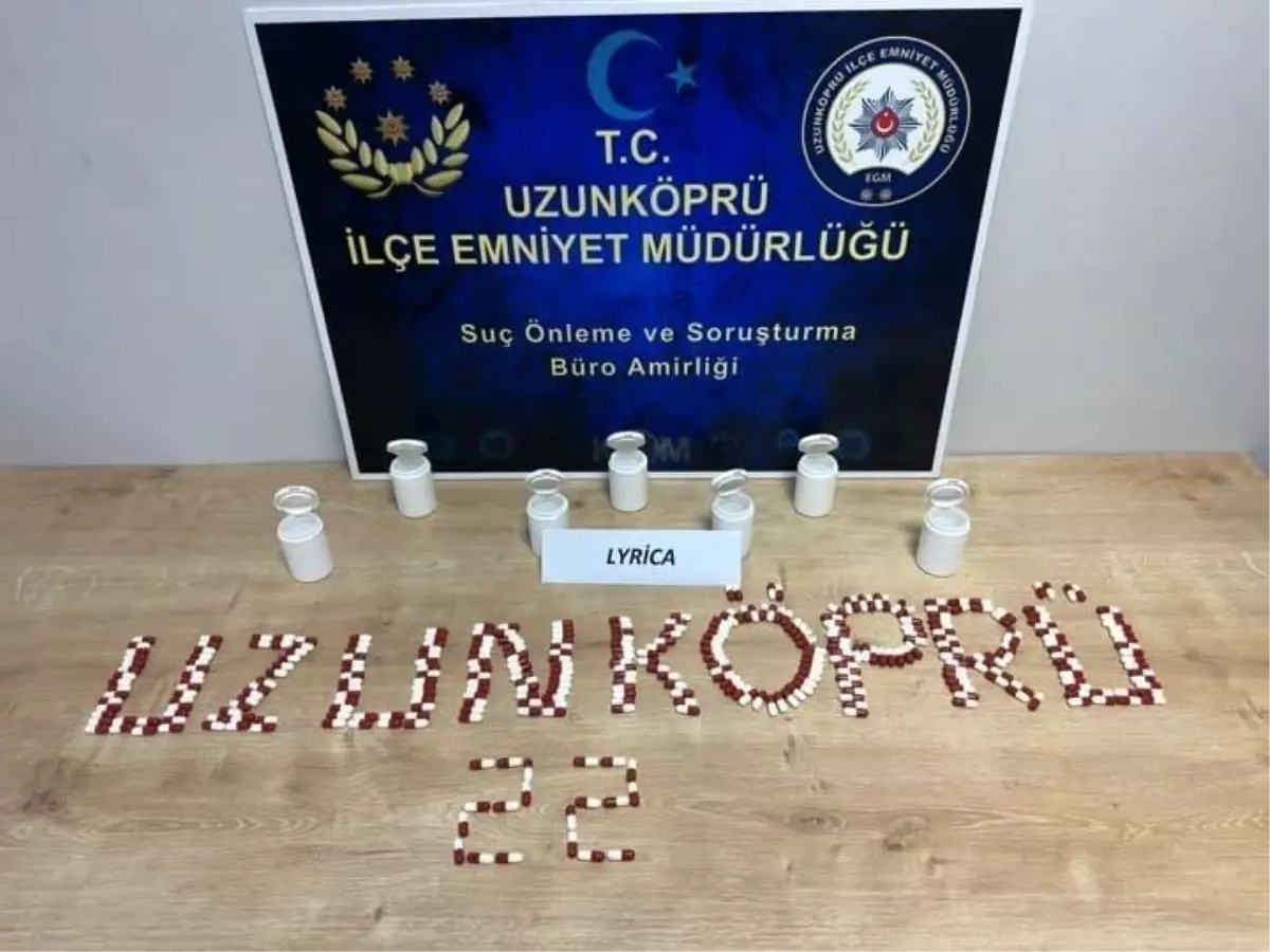 Edirne Uzunköprü'de Polis 339 Uyuşturucu Hap Ele Geçirdi