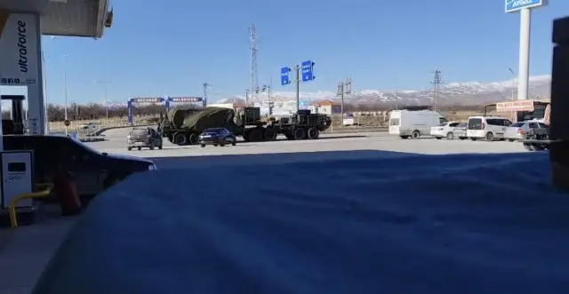 Patriot sisteminin Malatya’ya sevk edildiği an