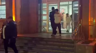 Yakalanan kaçakların polis kontrolü