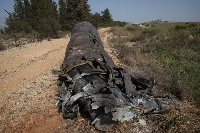 Elad köyü çevresindeki hasar