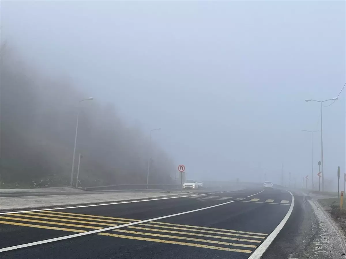 Bolu Dağı'nda Yoğun Sis: D-100 Karayolunda Görüş Mesafesi Azaldı