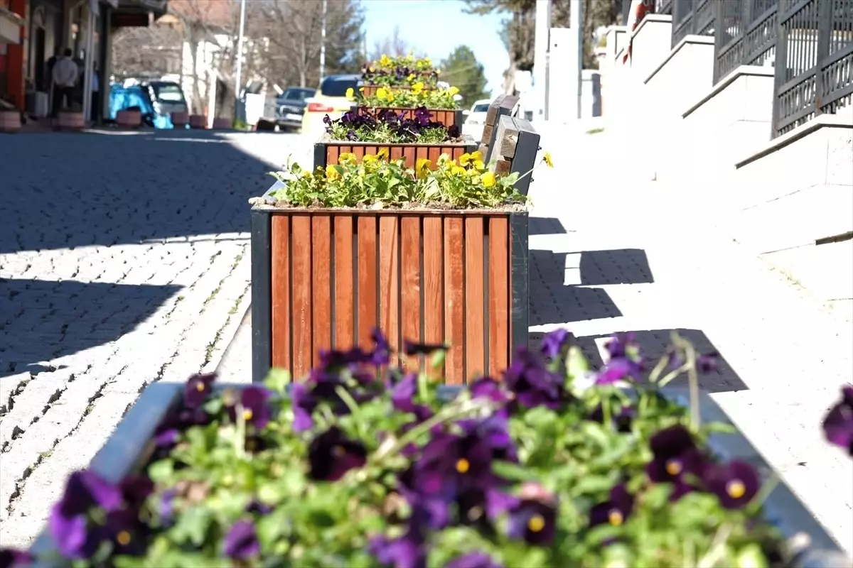 Güdül'de Bahar Renkleri: Mevsimlik Çiçek Dikimi Hız Kesmeden Devam Ediyor