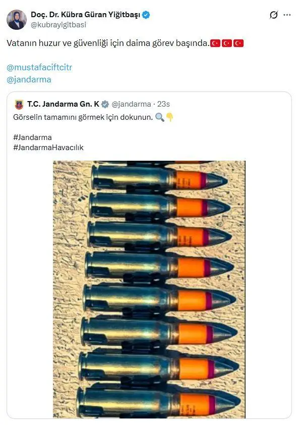 Jandarma birliğinin eğitim anı