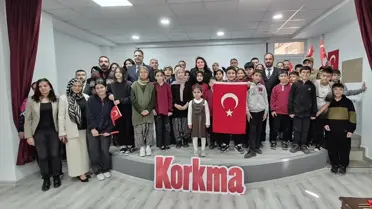 İstiklal Marşı töreninden bir an