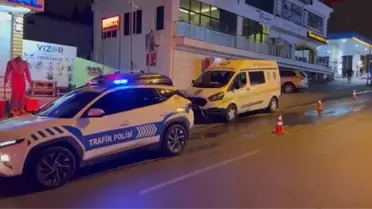 Kaza anında TIR ve yaya