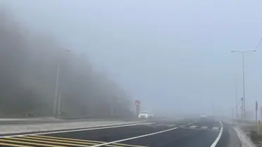 Bolu Dağı sisli manzara