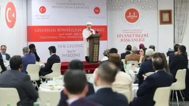 İftar sofrasında Diyanet Başkanı Arpaguş