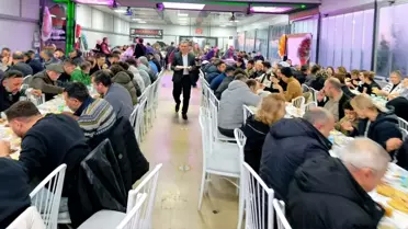 İftar programı sırasında çekilmiş fotoğraf