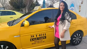 Kayseri'de Kadın Taksici Gizem Kekeç'ten İlham Verici Mesaj: Kadınlar Her Alanda Başarabilir