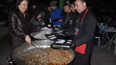 İftar programı sırasında çekilen fotoğraf