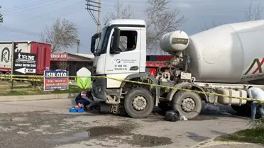 Kaza sonrası polis incelemesi