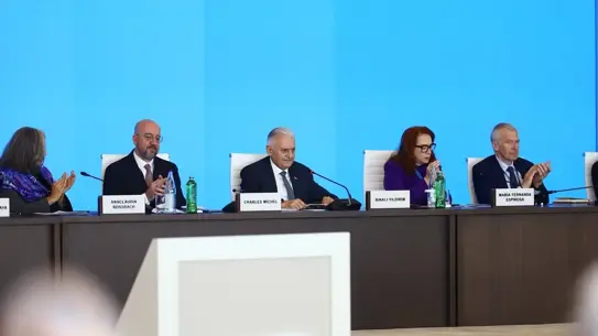 Binali Yıldırım konuşma anı