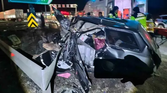 Kaza anındaki araç parçaları