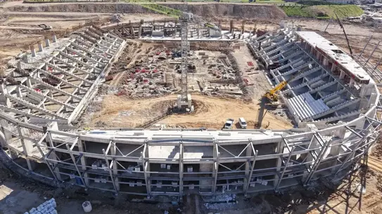 Yeni stadyumun taşıyıcı sistemleri