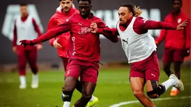 Galatasaray antrenman sahasından bir kare