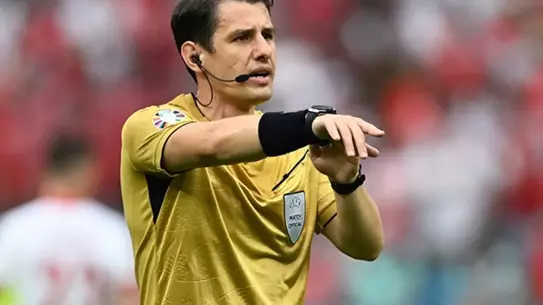 Maçta verilen penaltı anı