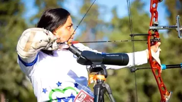 Para okçuluk turnuvasından bir an