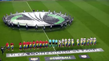 Samsunspor - Rayo Vallecano maçından bir kare