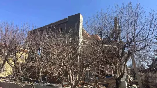 Çökme sonrası oluşan göçük