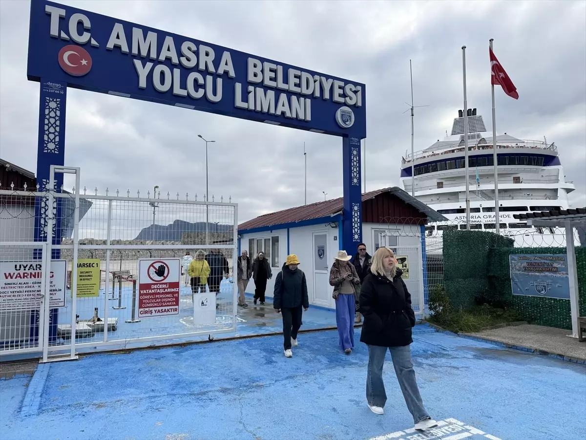 Astoria Grande Kruvaziyeri Amasra’da 819 Yolcu ile İkinci Durağını Tamamladı