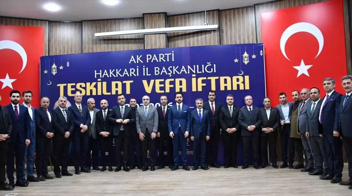 Hakkari’de AK Parti’den Vefa İftarı: Birlik ve Dayanışma Mesajı