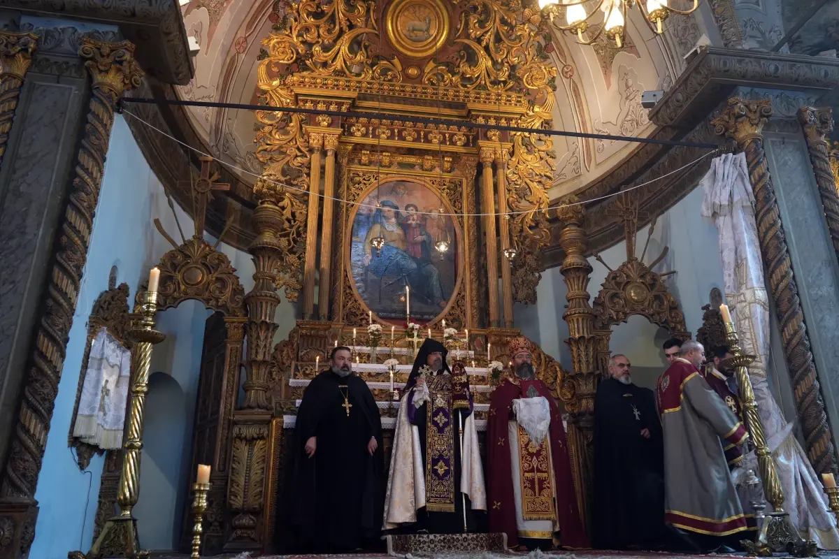 Kayseri’de Ermeni Kilisesi’nde Miçing Ayini Görüldü