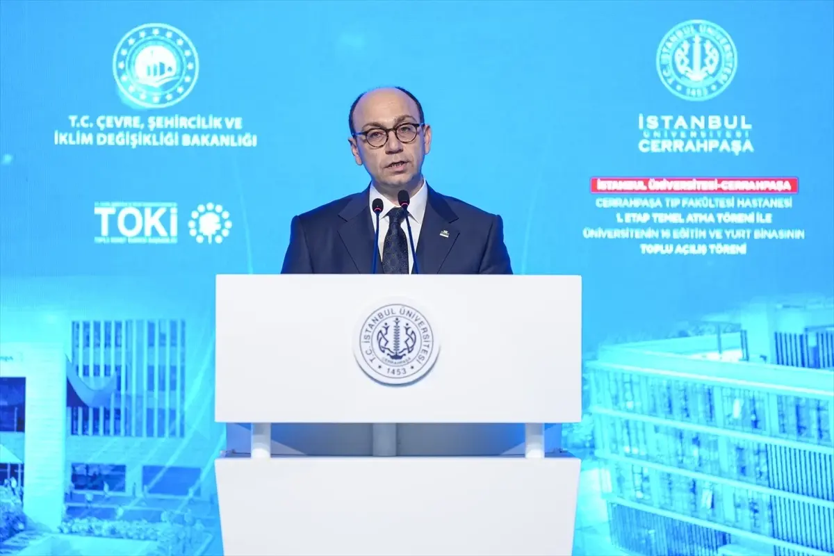 Sağlık Bakanı Memişoğlu, Cerrahpaşa Tıp Fakültesi Yeni Hastane Kampüsünün Açılışını Yaptı