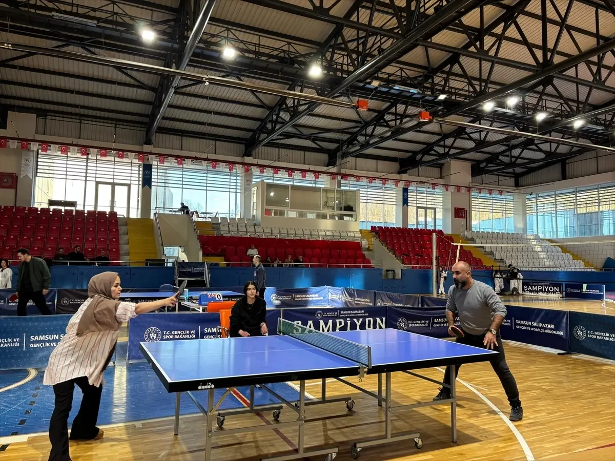 Salıpazarı’nda Tıp Bayramı Coşkusuyla Sağlık Çalışanları Masa Tenisi Turnuvası