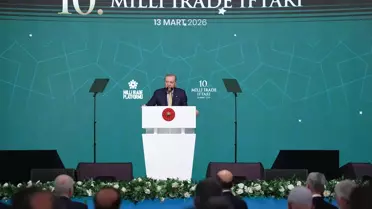 Erdoğan konuşma sırasında