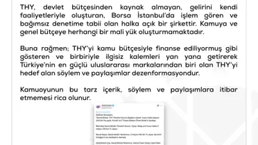 DMM'den THY'ye Yönelik İddiaların Dezenformasyon Olduğu Açıklandı