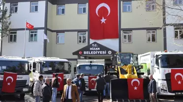 Hizan Belediyesi yeni araç filosu