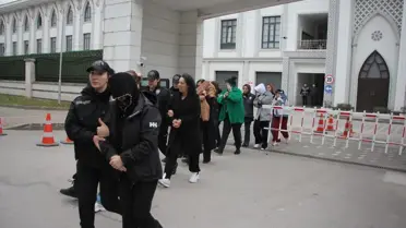 Operasyon sonrası gözaltına alınan şüpheliler