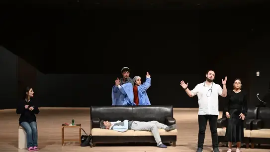 Tıp Bayramı töreni sırasında çekilmiş fotoğraf