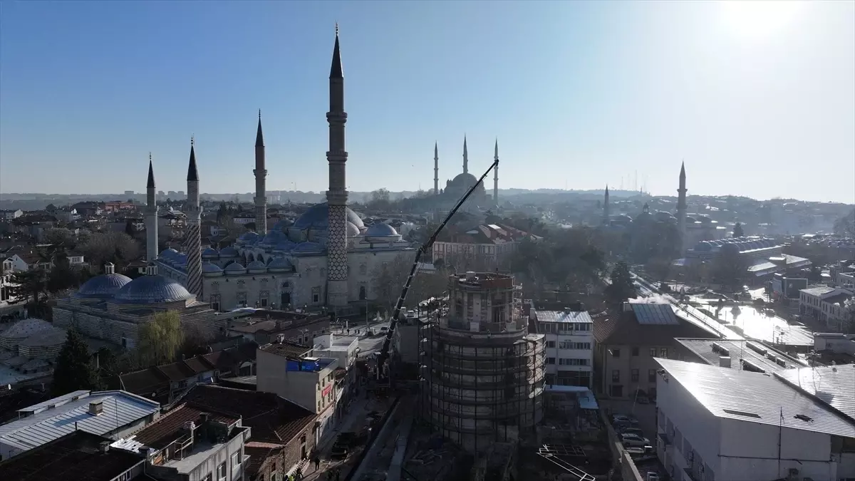 Edirne'de Makedon Kulesi Restorasyonu Tamamlandı: Tarihi Cephe Yeniden Gün Işığına Çıktı