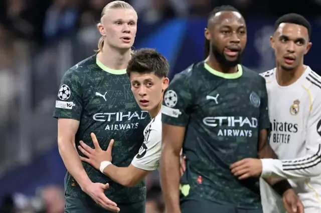 Maçın kritik anlarından bir kare