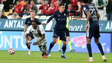 Maç sırasında Antalyaspor oyuncularının golleri