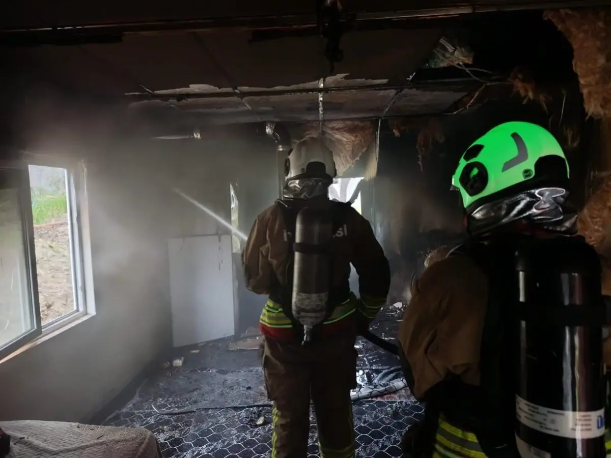 Hatay’da Büyük Yangın: Antakya’da Müstakil Ev Tamamen Yandı