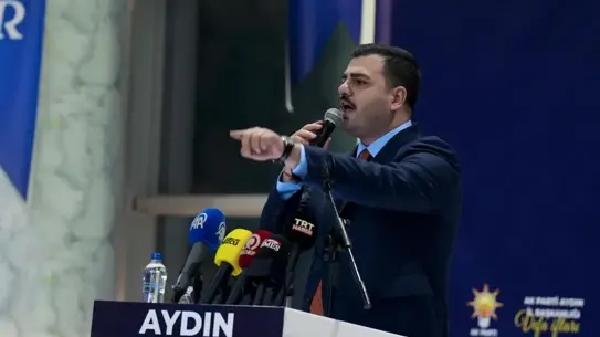 İftarda yapılan konuşmanın fotoğrafı