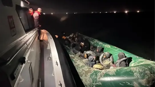 Didim açıklarındaki göçmenler